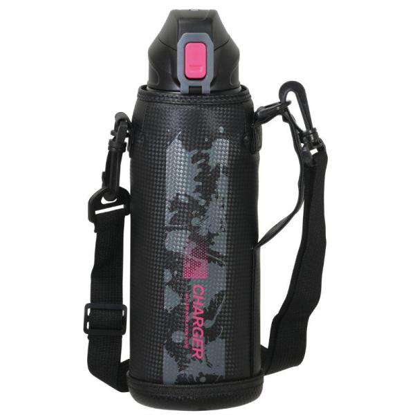 他サイト： パール金属 ファストチャージャー ダイレクトボトル 1100 ピンク×ブラック ポーチ付 HC-0181の商品画像