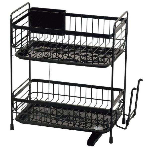 タテ・ヨコどちらでも使える可動式排水ノズルで水捨て不要、水が溜まらず自然とシンクへ流れるお皿を立てて水切りできます上段はスライドトレーでお手入れ簡単まな板受け付水切りポケット付傾斜付トレー可動式排水ノズル排水栓付水を下段に流すチェーン付組立...