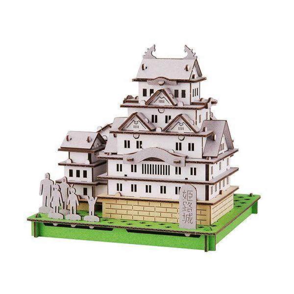 hacomo 姫路城 パズル 紙製 PUSUPUSU 立体パズル 組立