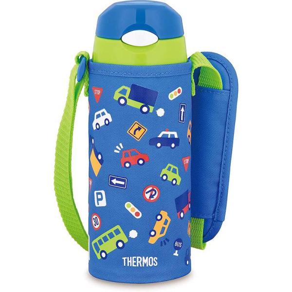 他サイト： [即納在庫品] サーモス 水筒 ストローボトル 真空断熱 400ml ブルー 遠足 FHL-403F BLGRの商品画像