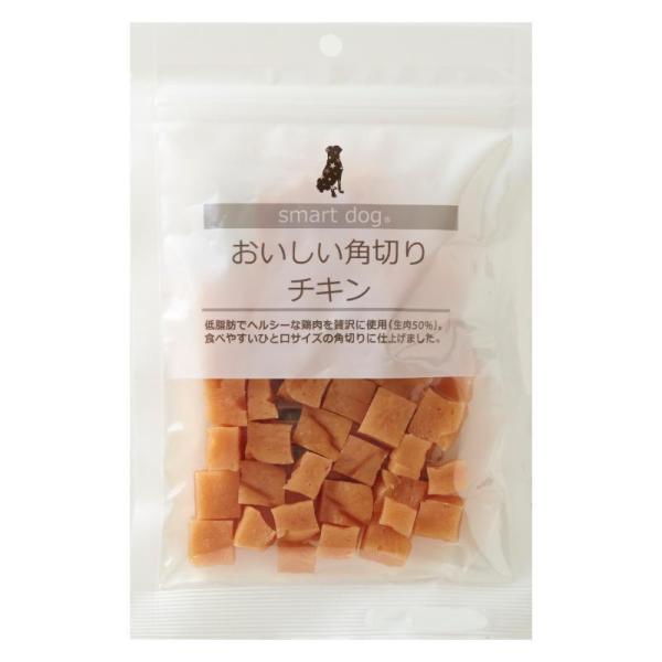 他サイト： アニマライフペットケア スマートドッグ おいしい角切りチキン 130gの商品画像
