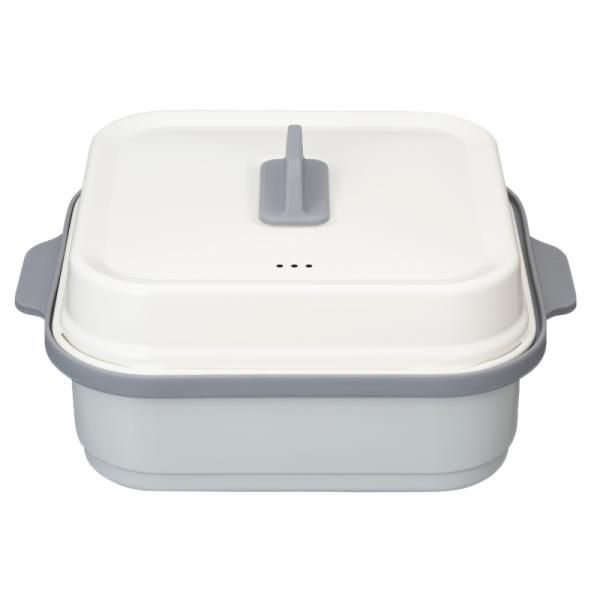 シービージャパン レンジパン 角型 フタ付き 食洗器対応 電子レンジ調理器具 copan レンジグリル