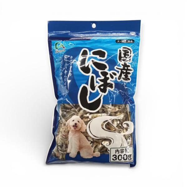 Alleanza(アレンザ) 国産 犬猫用 にぼし 300g × 2袋セット DHA・EPA・カルシウム配合おやつ 間食