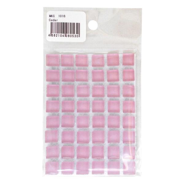 ガラスモザイクタイル クリア 95×70×厚み4mm(タイル10mm角) ミキ (MKG-1016)