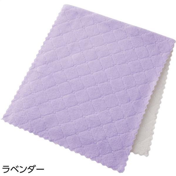 マイクロファイバーフェイスタオル(2枚組) ラベンダー サイズ:約34×80cm (800672)