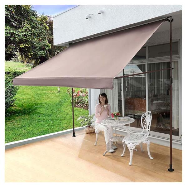 【新品】物干竿付きオーニングⅣ　3M TAN-900-30A（BR） hcvalor_vh-4589792852418