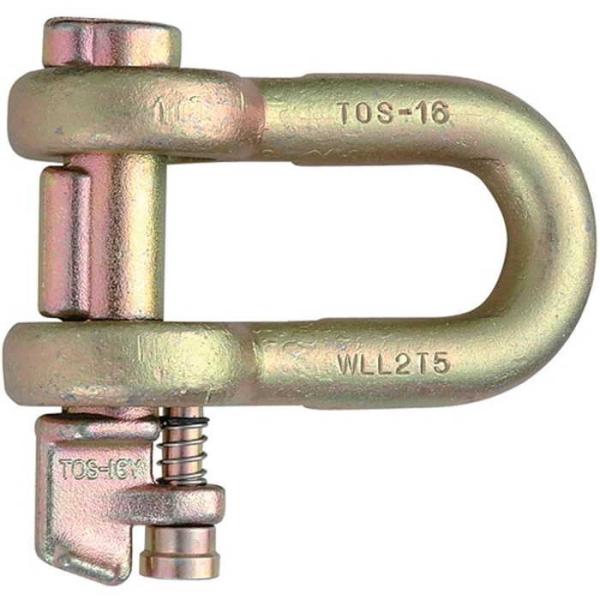 タコマン ＴＯＳ−１６Ｙ【用途】玉掛けワイヤーロープでの絞り吊り。【機能・特徴】ネジ込みに相当する作業はわずか1秒です。振動による脱落やネジ山のつぶれによるトラブルも全くありません。軸を5mm程押し込んでそのまま180度半回転させると、自動...