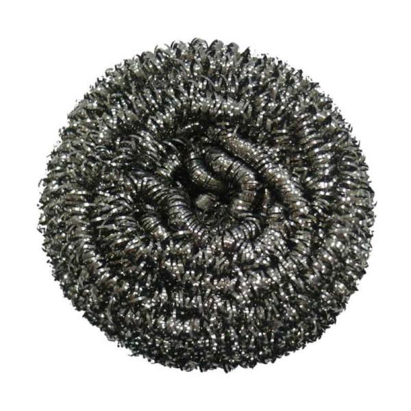 鉄器やフライパンの油汚れや、焦げ付き落としに最適なステンレスたわしです。ステンレス製でサビがつきにくいです。【仕様】商品サイズ：約幅8×奥行8×高さ4（cm）材質：18-8ステンレス生産国：中国製セット内容：1個