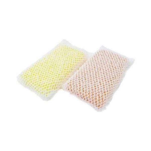 泡立ちたっぷりで水切れもよいネットスポンジ2個組です。泡立ちがよく、汚れをからめとるクリンプネットを使用しています。2つ折りにしやすく、お皿や茶碗などを洗うのに便利です。スポンジ部分に抗菌剤を使っているので清潔です。食器・グラス類・プラスチ...