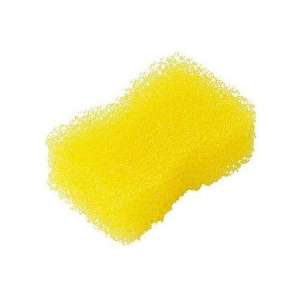 目の粗いフィルタースポンジなので洗剤をつけて洗うとよく泡が立ち、しっかり汚れを落とすことができます。水洗いしたあとはすばやく泡切れし、しかも通気性がよいので乾燥が早いです。【仕様】商品サイズ：約幅11.5×奥行7.3×高さ4（cm）材質：ポ...