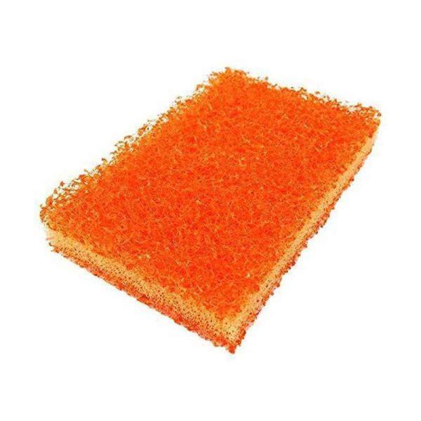 フッ素コートのフライパンや食器類の汚れ落としに最適なコゲとりたわしです。アクリルチップの入った不織布を使用しているので、フッ素コートのフライパンもキズつけにくく、水だけでコゲなどの汚れもしっかり落とせます。通気性の良いスポンジなので水切れが...