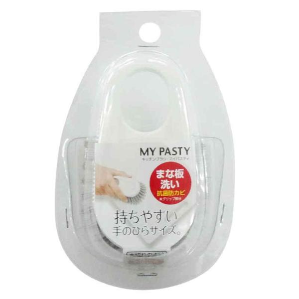 ザルの網目やまな板の気になる汚れにぴったりな手のひらサイズのブラシです。濡れた手でも持ちやすい凸凹がついています。使わない時は引っ掛けて収納できます。【仕様】商品サイズ：約幅8×奥行4×高さ12（cm）材質：ポリプロピレン生産国：タイ製セッ...