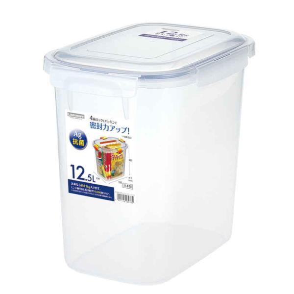 4面ロックとパッキンでより強力な密封性 乾燥・湿度維持、ニオイ漏れ防止 ご家庭に合わせて使い方いろいろ ペットフードの保管にもピッタリ バリエーション豊富なサイズ展開と積み重ね収納【仕様】商品サイズ：約幅22×奥行33.3×高さ30.5（c...