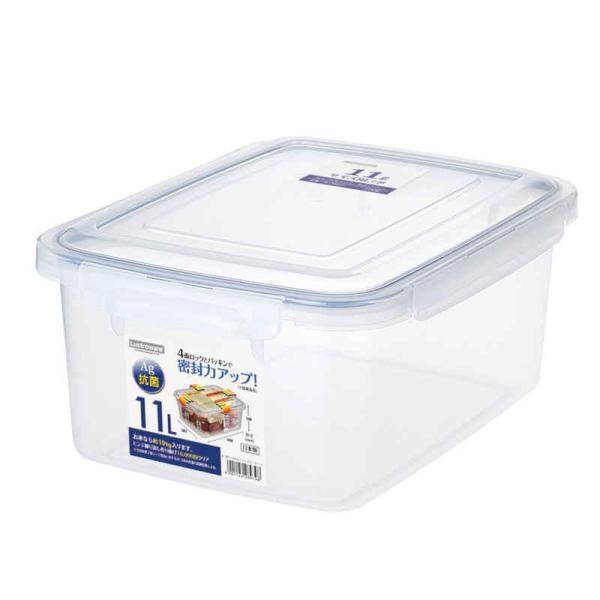 4面ロックとパッキンでより強力な密封性 乾燥・湿度維持、ニオイ漏れ防止 ご家庭に合わせて使い方いろいろ ペットフードの保管にもピッタリ バリエーション豊富なサイズ展開と積み重ね収納【仕様】商品サイズ：約幅28.2×奥行38.8×高さ16.8...