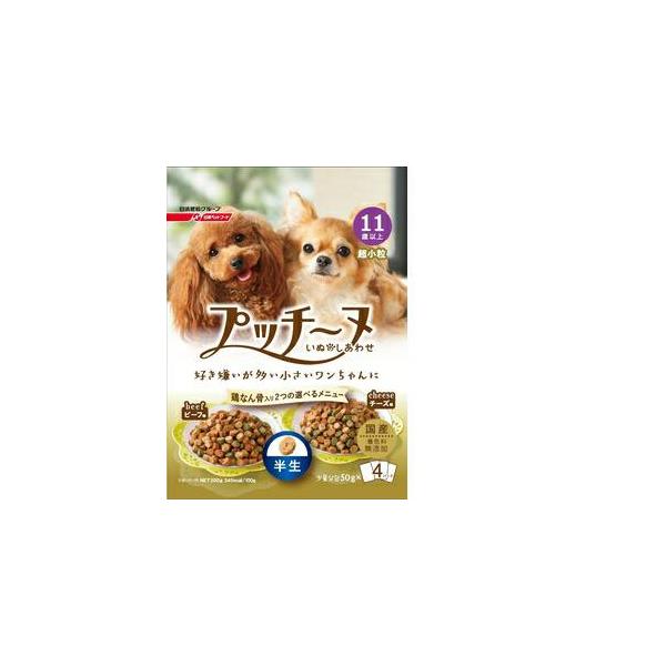 他サイト： 日清ペットフード いぬのしあわせ プッチーヌ (セミモイストタイプ) 11歳からの高齢犬用の商品画像