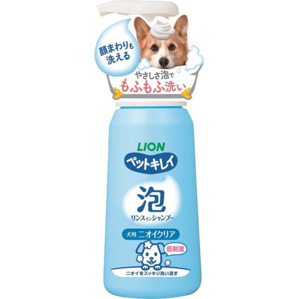 泡で出るから液だれしにくく、願まわりも洗いやすい。洗浄成分の100％が植物生まれ。泡立ていらずのらくらくシャンプー。きめ細かい泡で汚れ・ニオイをすっきり洗い流す。〇犬用〇内容量：230ml〇原材料：水、洗浄剤、保湿剤、防腐剤、香料、pH調整...