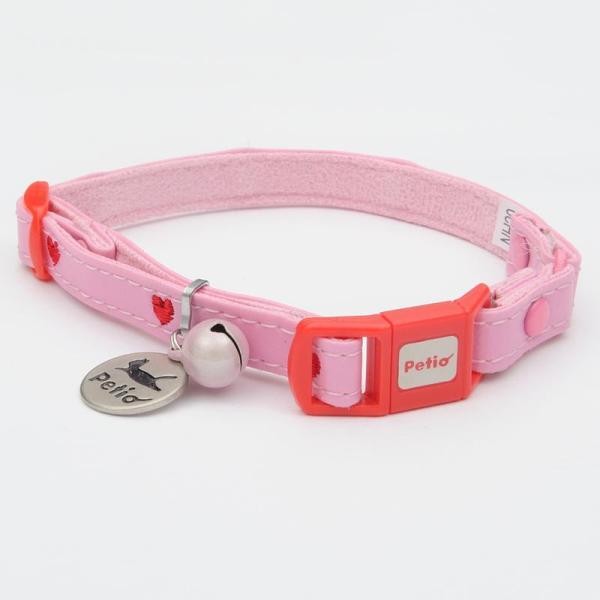 P- ペティオ CAT COLLAR ハートレザーカラー