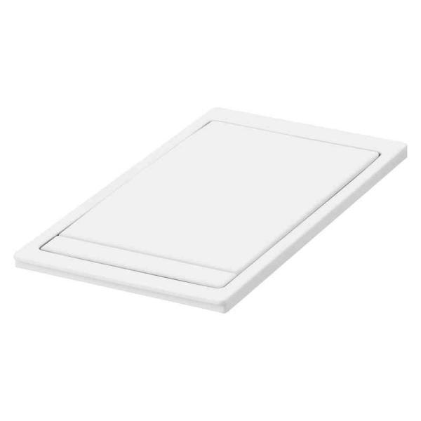 他サイト： 天馬 ゴミ箱 フタのみ プッシュオープンフタ ホワイトラッシュ スマートペール専用 ホワイトの商品画像