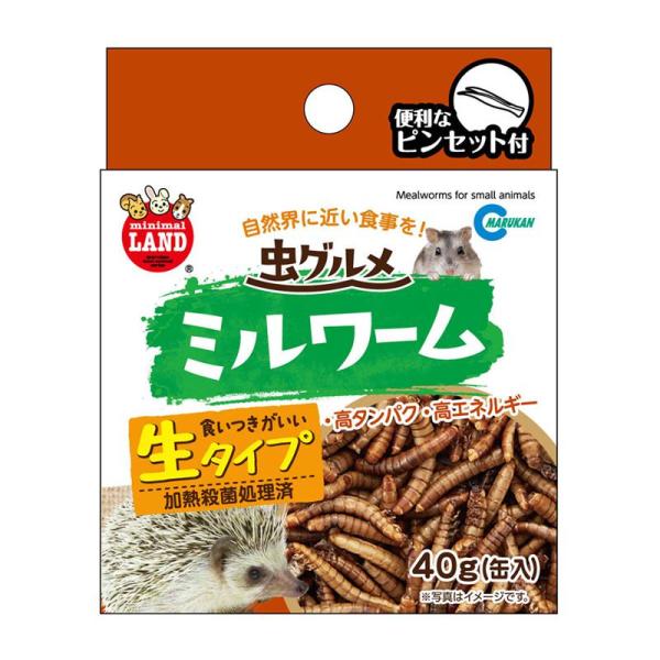 他サイト： ミニマルフード(小動物) ML-16 3虫グルメ ミルワーム マルカンの商品画像
