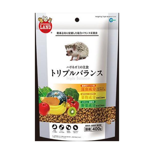 他サイト： ミニマルランド ハリネズミの主食 トリプルバランス 400g マルカンの商品画像