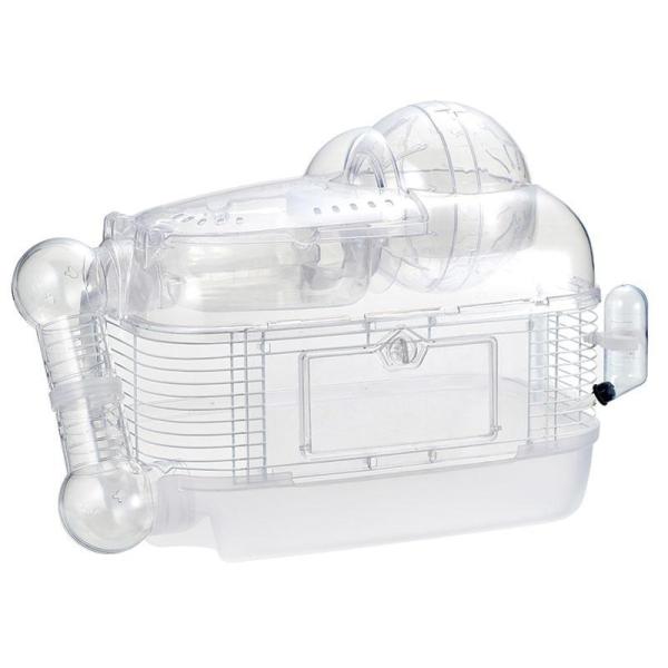 商品名:広くてクリアなハムスターパーク商品コード:4906456569237クリアな仕様でハムスターの様子が観察しやすい。楽しさ満載のケージ取り外し可能なランニングボールや、フルオープンのルーフデッキで、楽しさ満載のケージ。原材料:ABS・...