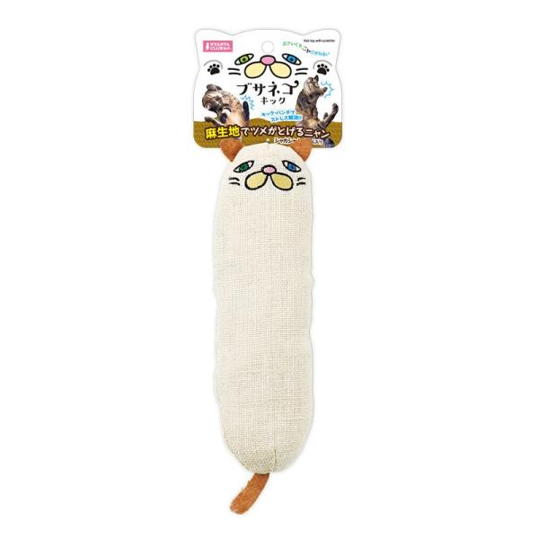 ツメをといだり抱きついてキックしたりできるストレス解消おもちゃ【原産国】中華人民共和国【原材料】麻・ポリエステル・PPフィルム・またたび【使用方法】猫用のツメとぎとして。