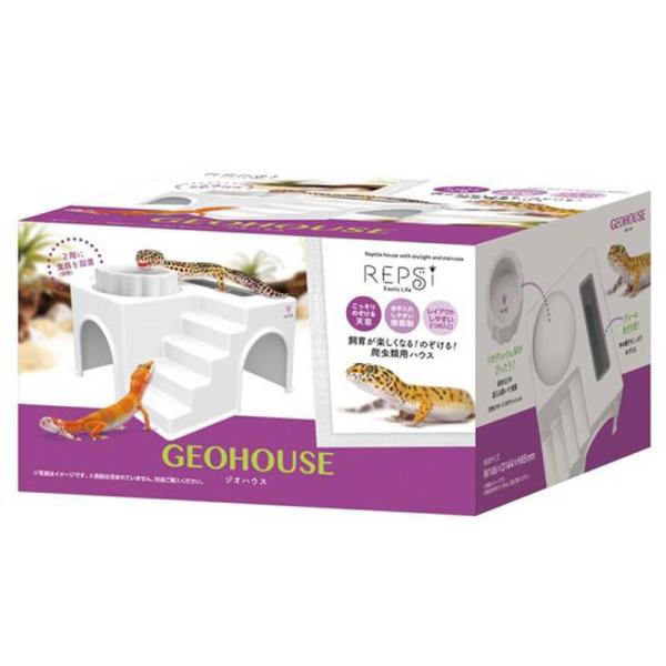 商品コード:4906456575771商品名:ジオハウス飼育が楽しくなる、のぞける爬虫類ハウス。商品説明:2階部分に食器が置ける、階段付きの爬虫類用ハウス。天面の色付き窓から、中の様子を覗くことができます。原材料:PS大分類:爬虫類・両生類...