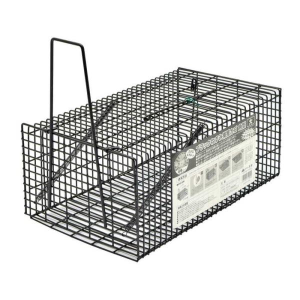 他サイト： TAKAGI ブラックねずみ捕獲カゴ 角型の商品画像