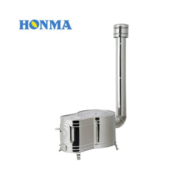 ホンマ製作所 ストーブ  時計型薪ストーブ  ＨＯＮＭＡ ホンマ製作所 [即納在庫品] HONMA ステンレス 時計1型 薪ストーブ