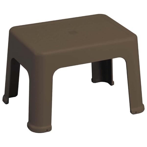 一体構造なので軽くて強い 天板スペースが広く、ぐらつき無し、乗って安心 足底にスリップ防止、キズ防止ゴム付き【サイズ】高さ(cm):22 天板サイズ(mm):280×200【材質】ポリプロピレン樹脂【仕様・タイプ】耐荷重(kg):100 置...