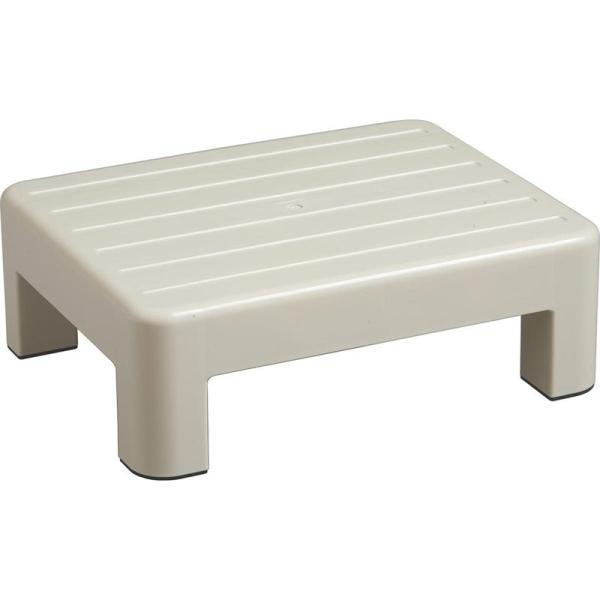 グッドデザイン賞受賞！玄関台に最適な高さです！スベリ防止ゴム付インテリア性の高いプラスチックの玄関台として【サイズ】幅(mm):380 奥行(mm):300 高さ(mm):130【材質】ポリプロピレン樹脂【仕様・タイプ】踏台使用時耐荷重(k...