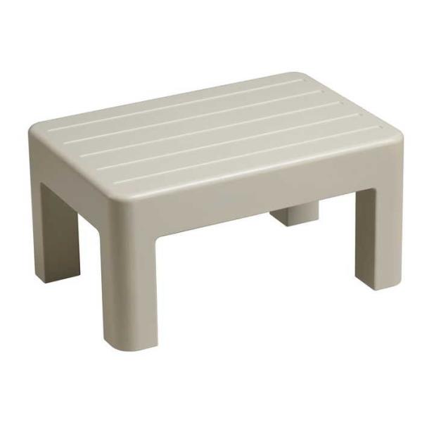 小原産業踏台使用時耐荷重：100kg置台使用時耐荷重：20kg材質：ポリプロピレン樹脂グッドデザイン賞受賞！木製品に替わるインテリア便利台！スベリ防止ゴム付足部が４辺端に位置しているので、乗って安全です材質がプラスチックですので熱に弱く、置...