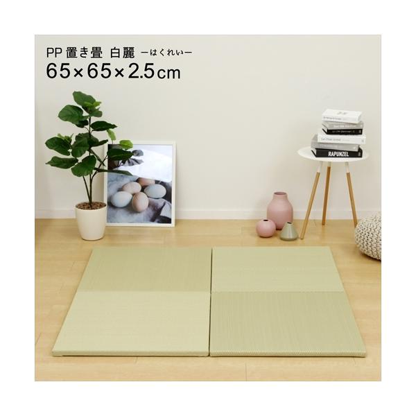 PP素材で洗える【仕様】○サイズ：約65×65×2.5cm○厚み：約25mm○カラ−：グリーン○組成：表面：ポリプロピレン中材：ポリスチレン裏面：不織布（滑りにくい加工付、裏面5カ所）○機能：抗カビ・消臭○洗濯：不可○すべり止め：あり○原産...