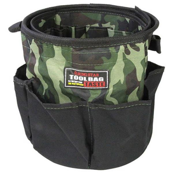 リングスター ＴＢＴ−２５００ＫＭ【用途】工具の収納・持ち運び。【機能・特徴】充実のポケットを多数配置しています。工具等の収納に便利な内側ポケット付です。吊り下げに便利なフック付です。【仕様】●サイズ：(L)250×(W)250×(H)25...