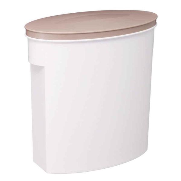 5kgのお米を袋のまま収納・保存できます。両サイドに持ちやすい取っ手付きなので女性でも持ち運び楽々です。パスタや小麦粉、パン粉など、食品の保存にも最適です。【仕様】商品サイズ：約幅15.5×奥行28.5×高さ28.5（cm）材質：本体・フタ...