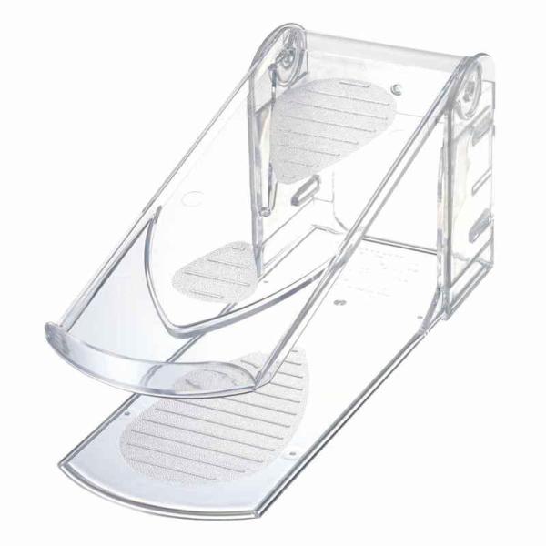 靴1足分のスペースで2足を収納することができる靴収納です。狭い下駄箱スペースを有効活用することで収納力が2倍にアップします。クリア素材なので見た目もスッキリと収納できます。上段を持ち上げて靴のみを取り出すことができます。靴の種類に合わせて2...