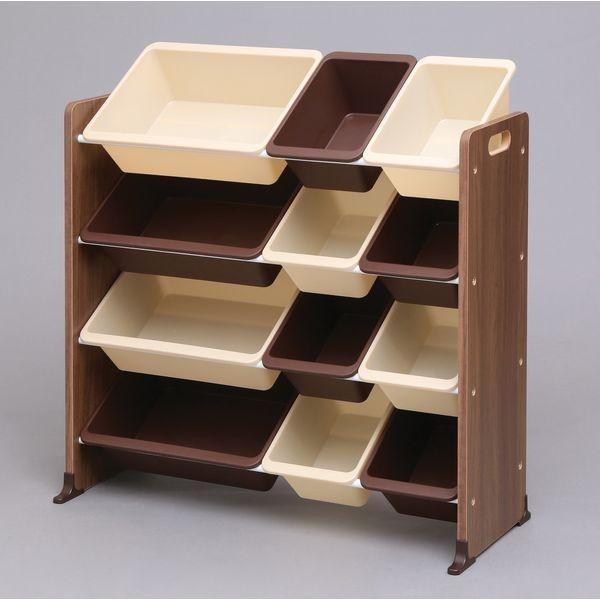 ●製品特徴：色分けされていることで「どこに何を片づける」のルールが決めやすく、お子様の自立心をサポートし楽しくお片付けができる収納用品です。 簡単組立で小さなお子様のいるご家庭でも隙間時間で組み立て可能です。ぬいぐるみやブロックなど、たくさ...