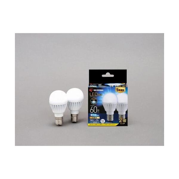 �A�C���X�I�[���} LED�d�� E17 �L�z�� 60�`���� �����F 2�Z�b�g LDA7N-G-E17-6T62P