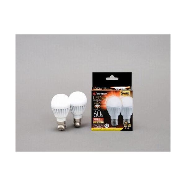 �A�C���X�I�[���} LED�d�� E17 �L�z�� 60�`���� �d���F 2�Z�b�g LDA7L-G-E17-6T62P