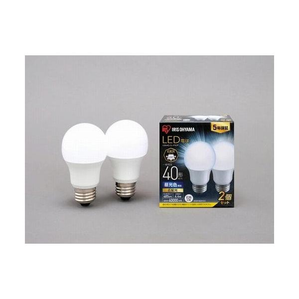 �A�C���X�I�[���} LED�d�� E26 �L�z�� 40�`���� �����F 2�Z�b�g LDA4D-G-4T62P