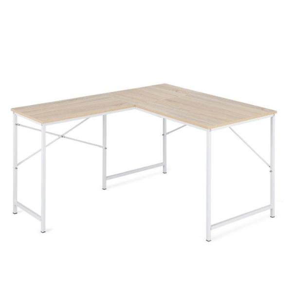 クロスバーでデスクの横揺れを最小限に抑えます。天板には耐水性・耐熱性に優れたパーティクルボードを使用、汚れてもさっと拭けるのでお手入れが簡単です。●耐荷重：天板a・b：1枚あたり30kgf、天板c：20kgf