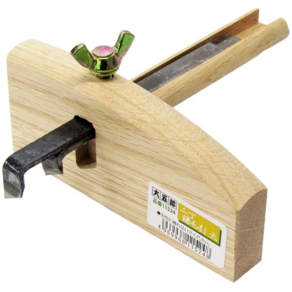 筋付け(線引き・罫引き)用刃が2枚ついているので2本の筋付けができる！ ※1枚でも使用可能。