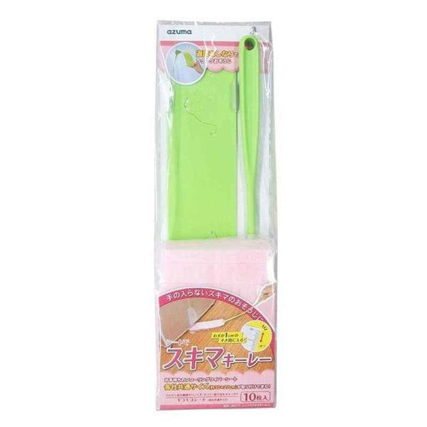 なかなか動かせない冷蔵庫や家具のすき間にたまったホコリを簡単にお掃除。手の入らない、わずか1cmのすき間に入る「すき間」用です。使い捨てシートがミクロのホコリから髪の毛、パンくずもしっかりキャッチし、お手入れもラクラクです。使い捨てシートが...