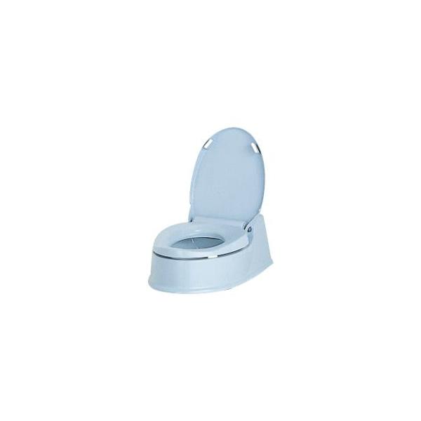 安寿 サニタリエース HG 両用式 / 534-114 ライトブルー アロン化成 排泄関連/簡易便座/両用式 (T0443)