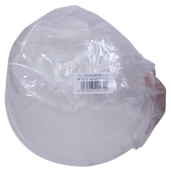 アサヒペン プレス缶内容器 3L（5枚セット） PK-U3
