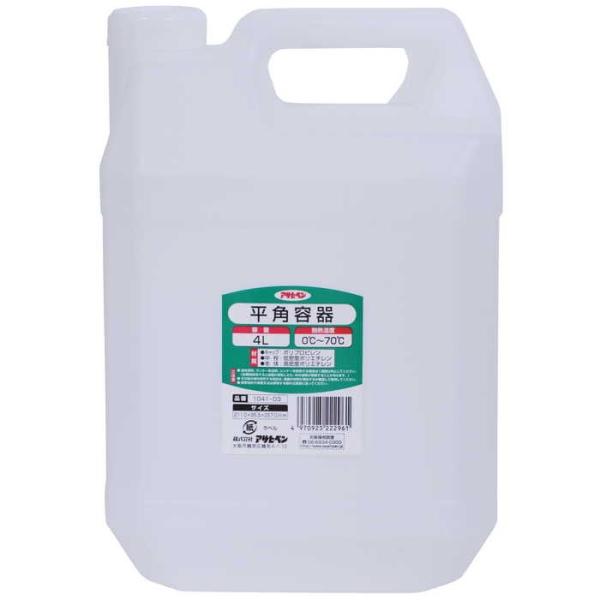 アサヒペン 平角容器 4L 1041-03