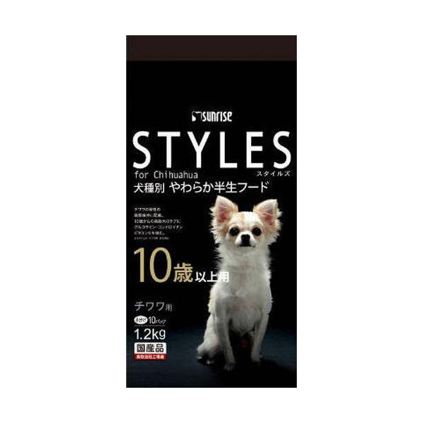 他サイト： STYLES スタイルズ チワワ 10歳以上用 1.2kg やわらか半生フード マルカン(サンライズ)の商品画像