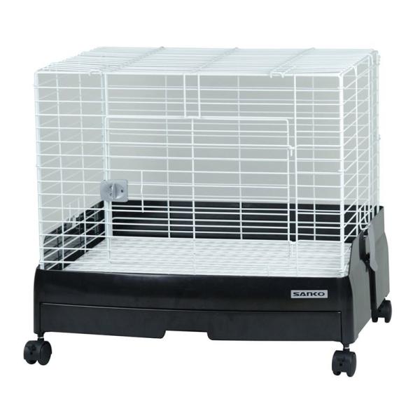 毎日のお掃除がらくらく♪毎日のお手入れが楽々に！。外漏れしない引き出しトレイで、毎日の簡単なお掃除は外漏れしない引き出しトレイ部分に集約される、お掃除上手なケージです。【材質・素材】スチール、ABS、PS、PP樹脂【原産国または製造地】中国...