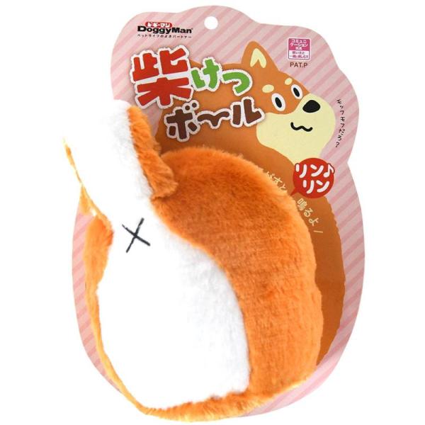 モフっとしたかわいい柴犬のおしりをイメージした、ボール型のおもちゃ。【原材料】ポリエステル【原産国】ベトナム【使用方法】パッケージ記載の使用方法をご確認ください