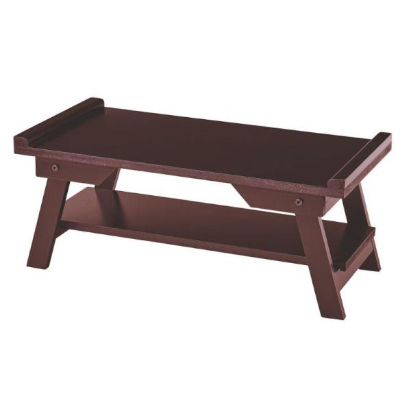 ●簡単に折りたたんで収納できる便利テーブル●便利な棚板付き●経机としても利用できます●製品サイズ（約）／600×300×250mm●製品重量（約）／4000g●材質／天板：MDF、脚部：天然木（パイン材）、表面加工：ウレタン樹脂●その他／耐...